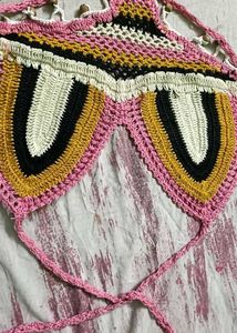 Handmade Crochet Halter Top