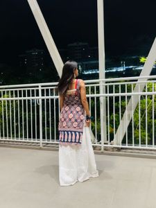 Ethnic Kurta Set With Skirt