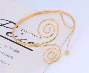 Spiral Coil Upper Arm Cuff