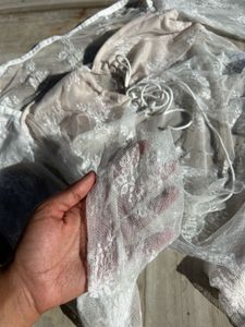 Lace Long Sleeve Top &amp; Skirt Set