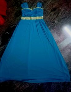 Elegant Blue Evening Gown