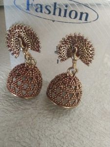 Peacock Drop Earrings