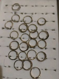 22 Pc Fancy Rings