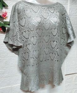 🎁Buy 2 Get 1 Free 🎁Silver Knit Top