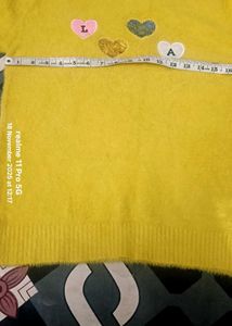 Yellow Heart Sweater