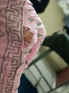 Pink Embroidered Kurta