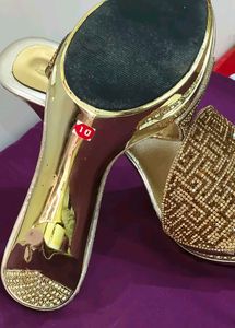 Rhinestone Embellished Sandal
