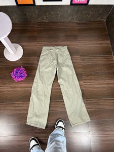 Diesel Pista Green Wide Leg Utility Pants