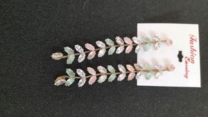 Beautiful Stoned Long Earrings