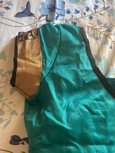 Front Open Sea Green Blous