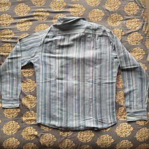 🇺🇸 Structure Clothing Striped Blue Shirt