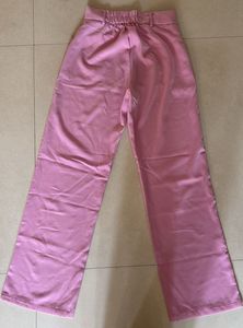 Pink Wide Leg Trousers
