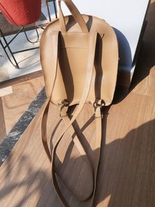 Tan Mini  Backpack