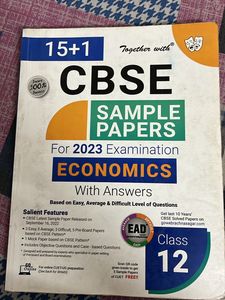 Class 12 Economics Sample Paper