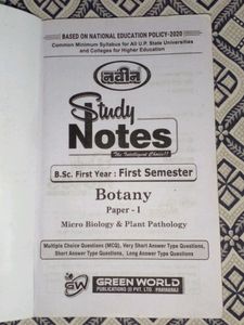 B.sc. Firt Year ( Fist Semester  )botany_1
