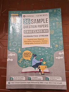 (OSWAL-GURUKUL) SAMPLE PAPER 12th