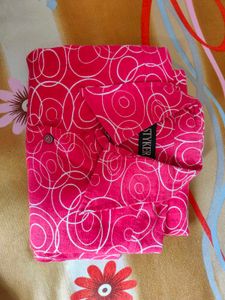 Stylish Pink Patterned Shirt