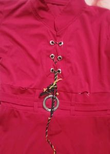 combo 2 red,Green Dress