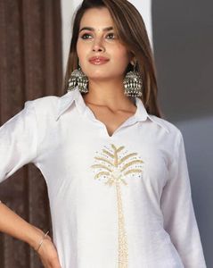 Elegant White Kurta Set