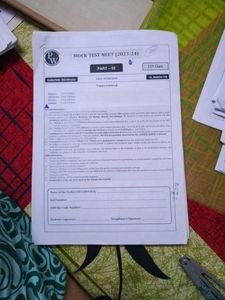 Mock Test For Neet (23 Papers) Chapter Wise