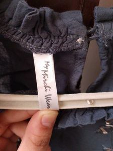MIRCHI FASHION blue-grey unique Top
