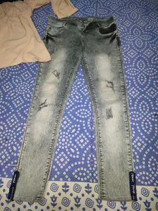Girls Jeans And Top Set