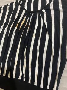 Striped Batwing Top