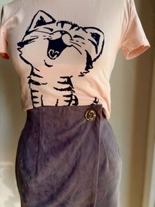 Korean inspired Set of cute skirt &amp; top