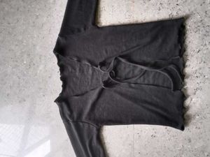 Black Tie Front Cardigan