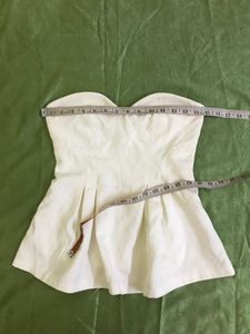 Offwhite Tube Top Bust 30-32 Waist 26