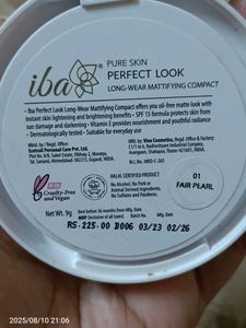Iba Longwear Compact Fair Pearl 01