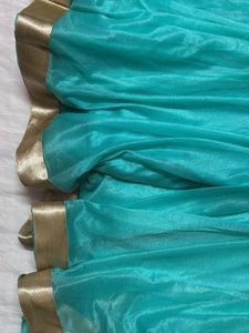 Blue Festive Maxi Gown 3/4th Hand