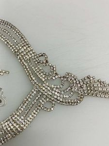 Rhinestone Necklace &amp; Earring Set