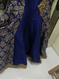 Elegant Blue Ethnic Gown