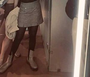 Houndstooth Skort