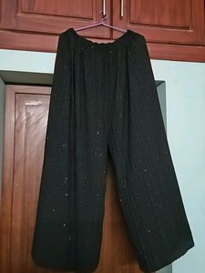 Black Giltter Palazzo