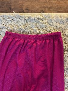 Magenta Patterned Leggings