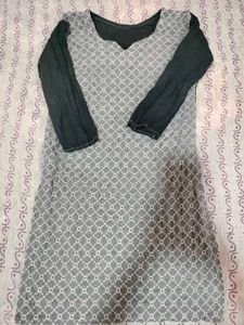 Black Short-Kurti