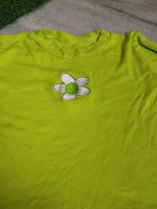 Lime Green Long Sleeve Tee