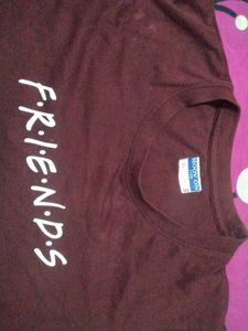 Friends maroon T-shirt (twice used)