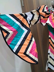 Cold shoulder top With Bell Sleeves