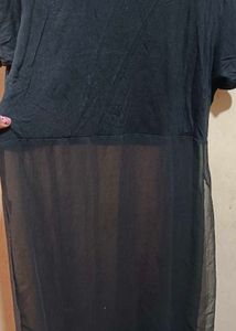Half Net See-through Kurti