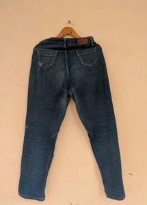 Blue Denim Jeans wide leg