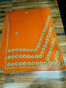 heavy handwork  saree