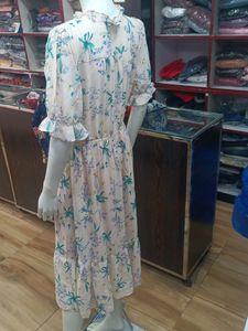 Knee Length Floral Dress
