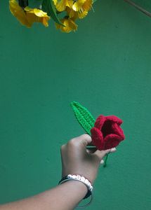 Crochet Red Tulips 🌷