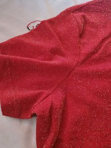 Red Sparkly Top