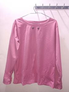 Pink Long Sleeve Top
