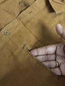 Brown  Short Sleeve Shirt