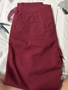LP Brand- Maroon Slim Fit Trousers